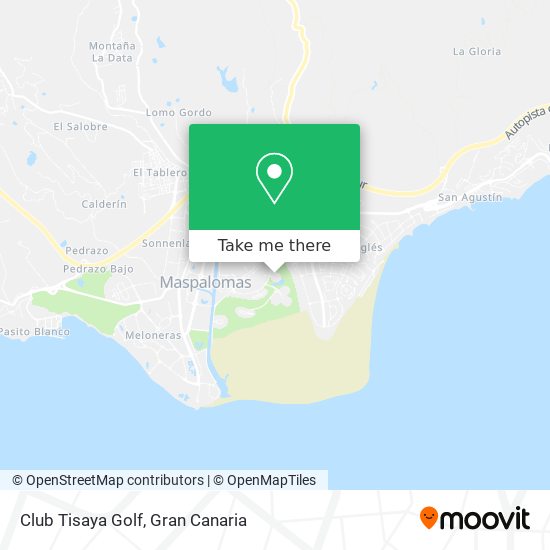 Club Tisaya Golf map