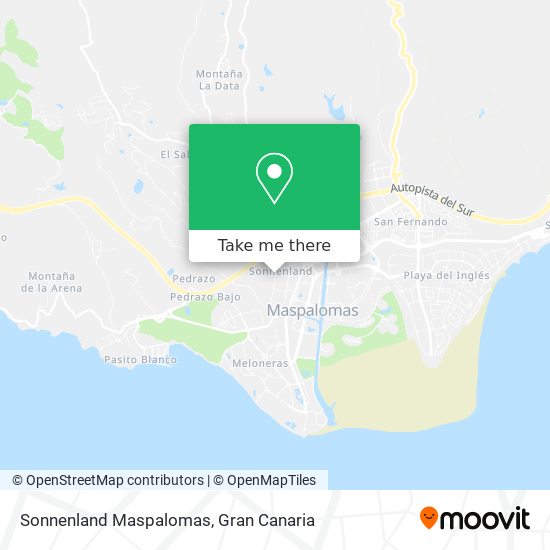 Sonnenland Maspalomas map