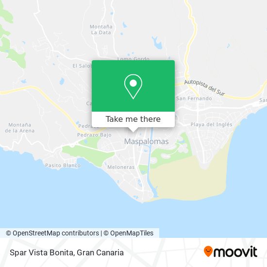 mapa Spar Vista Bonita