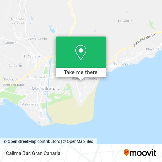 Calima Bar map