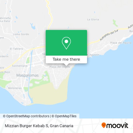 mapa Mizzian Burger Kebab S