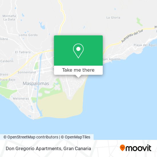 Don Gregorio Apartments map