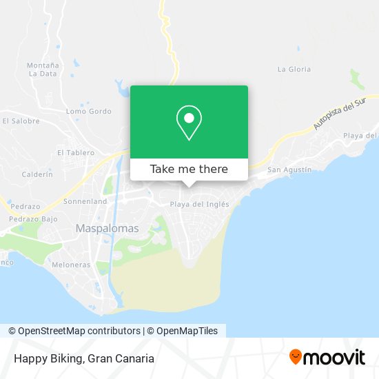 mapa Happy Biking