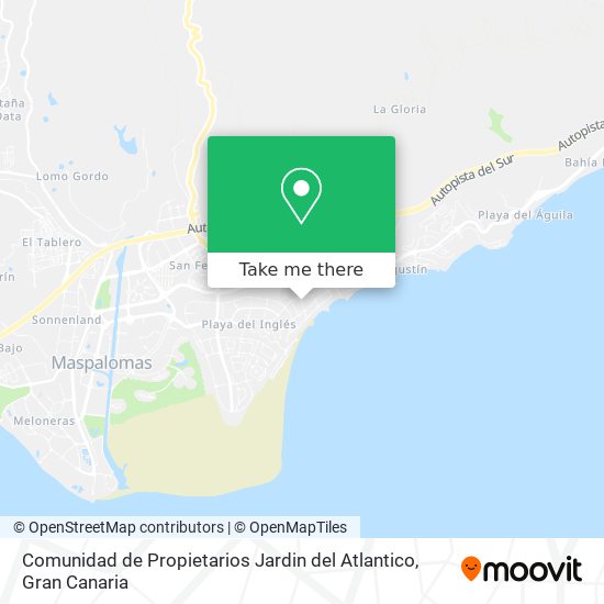 Comunidad de Propietarios Jardin del Atlantico map
