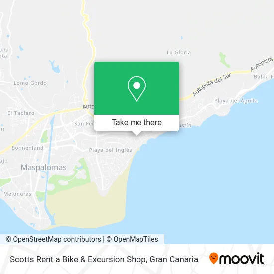 Scotts Rent a Bike & Excursion Shop map