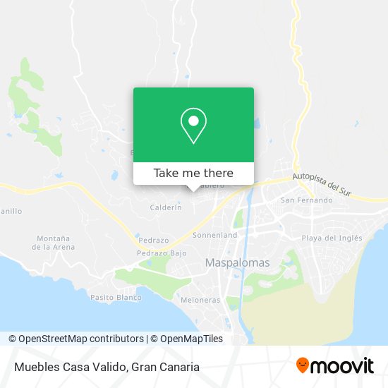 Muebles Casa Valido map