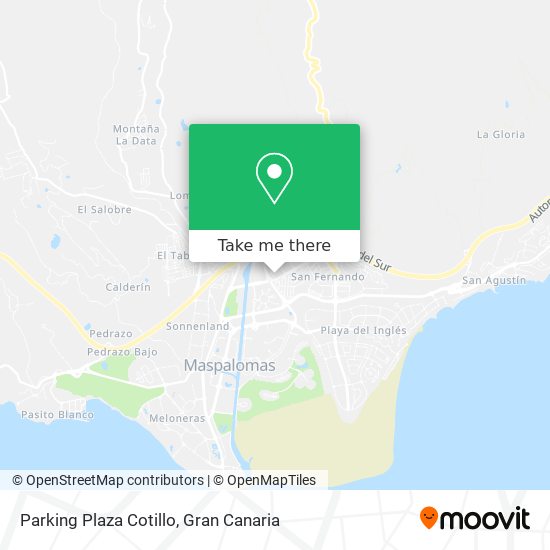 Parking Plaza Cotillo map