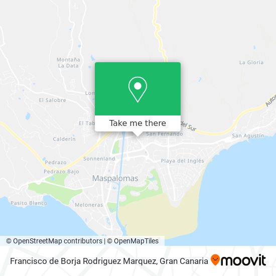 Francisco de Borja Rodriguez Marquez map