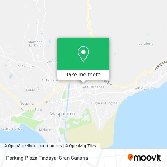 Parking Plaza Tindaya map