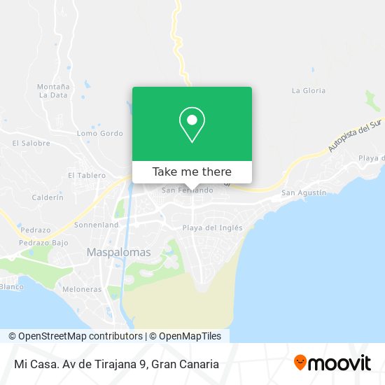 Mi Casa. Av de Tirajana 9 map