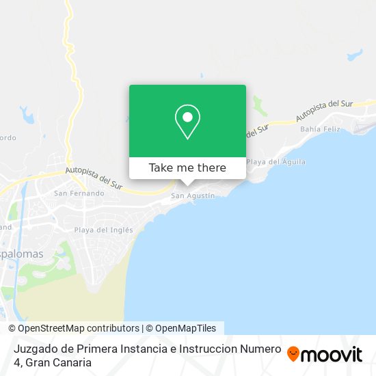 Juzgado de Primera Instancia e Instruccion Numero 4 map