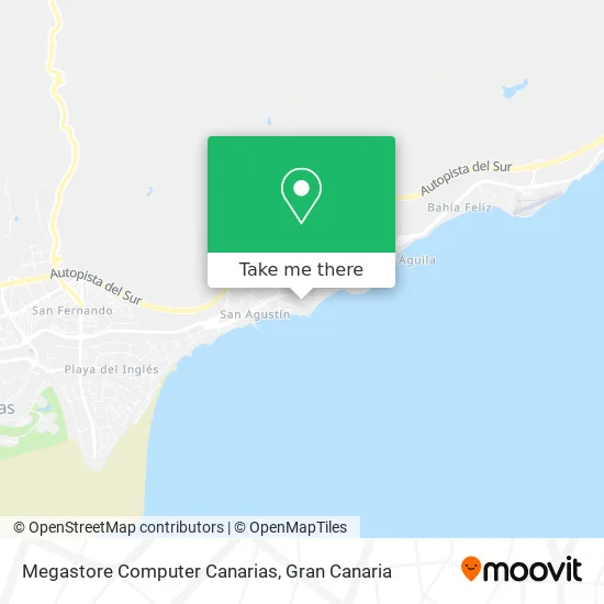 Megastore Computer Canarias map