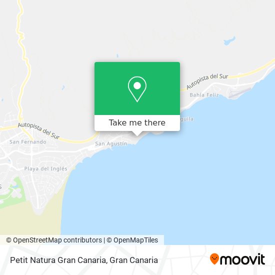 Petit Natura Gran Canaria map