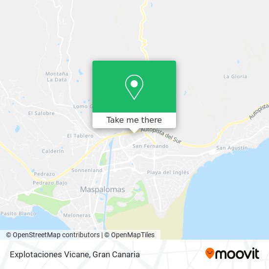 Explotaciones Vicane map