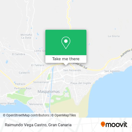 Raimundo Vega Castro map