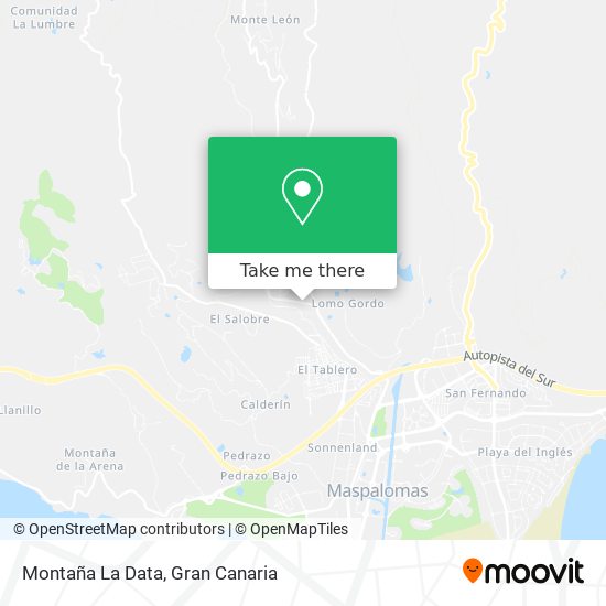 Montaña La Data map