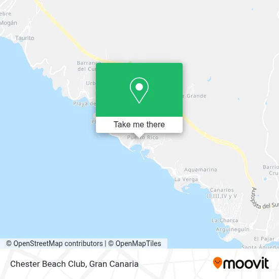 Chester Beach Club map