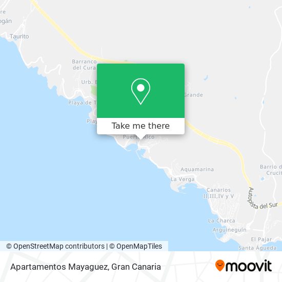 Apartamentos Mayaguez map
