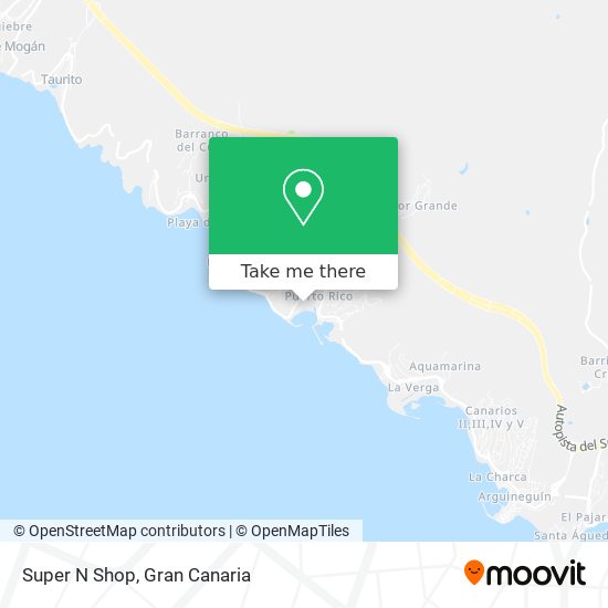 Super N Shop map