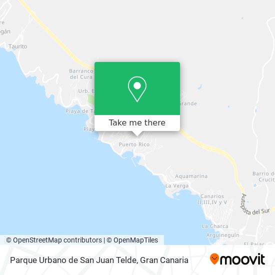 Parque Urbano de San Juan Telde map