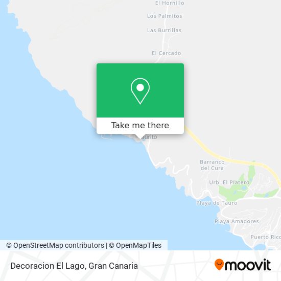 Decoracion El Lago map