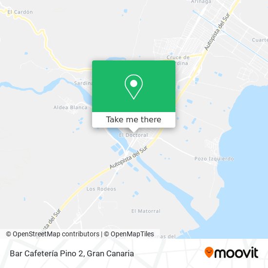 Bar Cafetería Pino 2 map