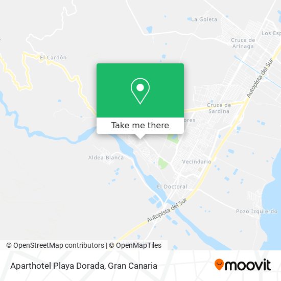 Aparthotel Playa Dorada map