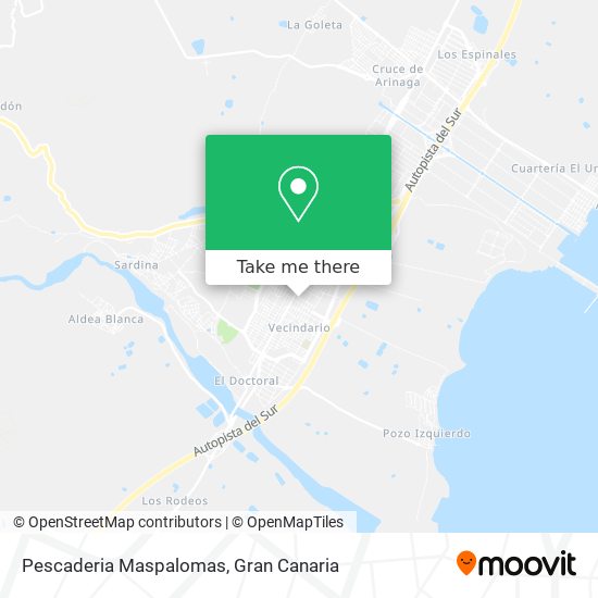 Pescaderia Maspalomas map