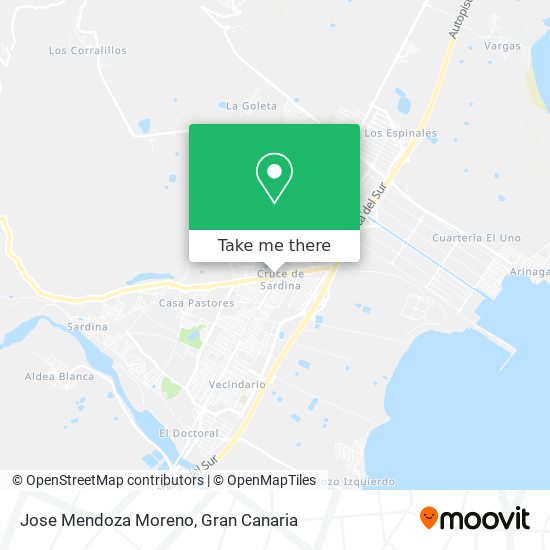 Jose Mendoza Moreno map