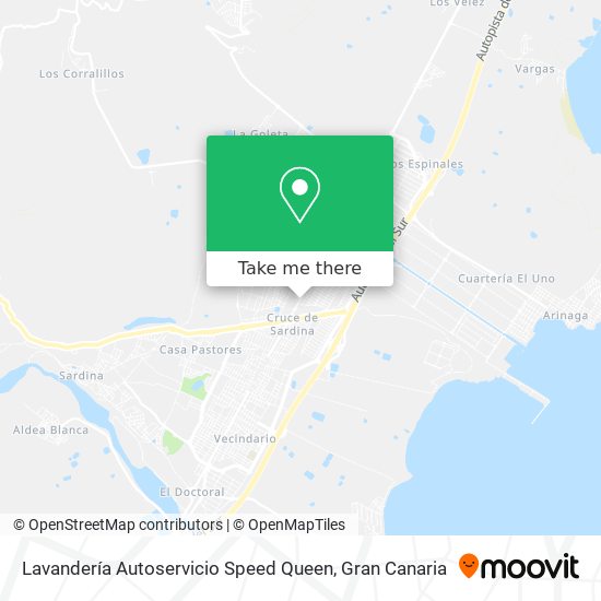 Lavandería Autoservicio Speed Queen map