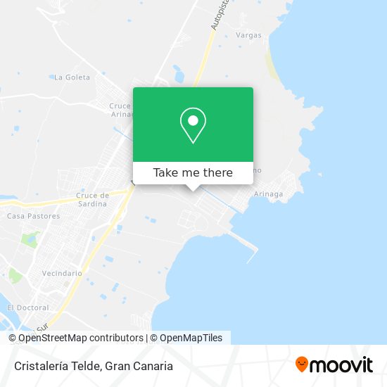 Cristalería Telde map