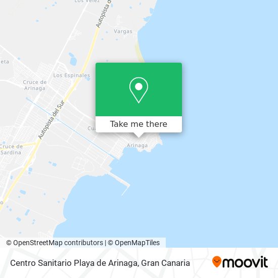 Centro Sanitario Playa de Arinaga map