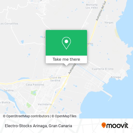 Electro-Stocks Arinaga map