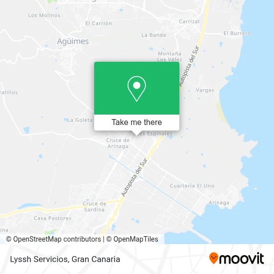 Lyssh Servicios map