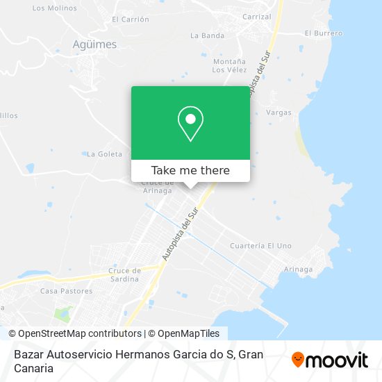 Bazar Autoservicio Hermanos Garcia do S map
