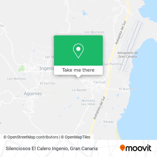 Silenciosos El Calero Ingenio map