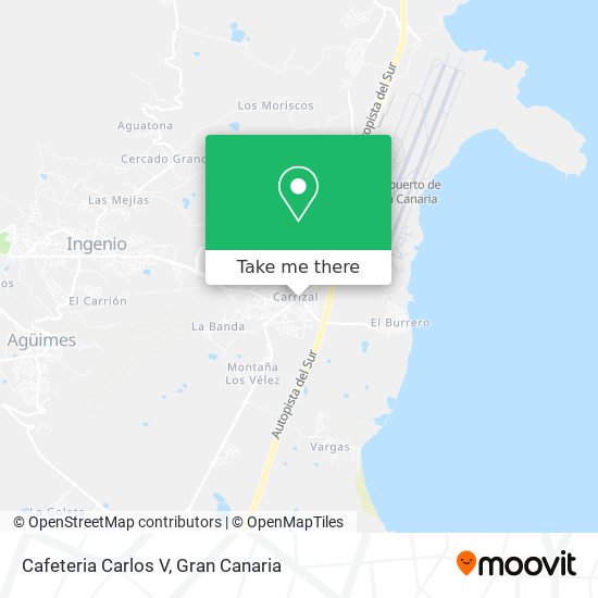 Cafeteria Carlos V map