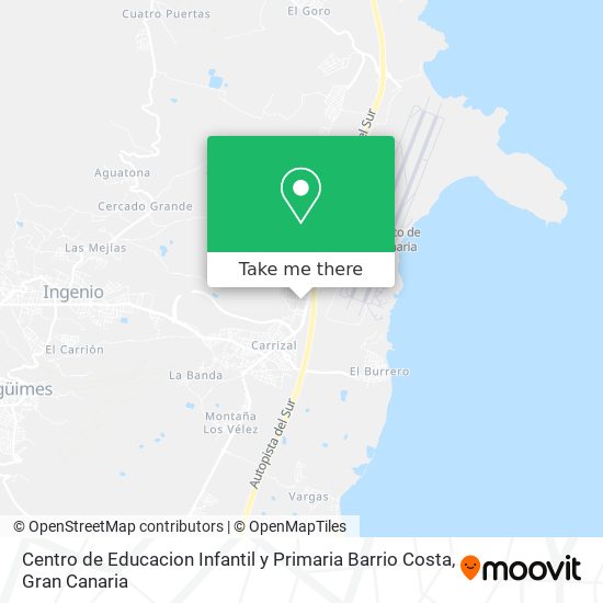 Centro de Educacion Infantil y Primaria Barrio Costa map