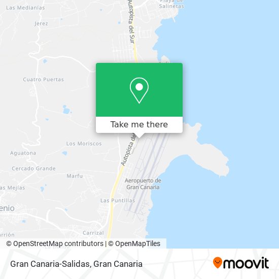 Gran Canaria-Salidas map