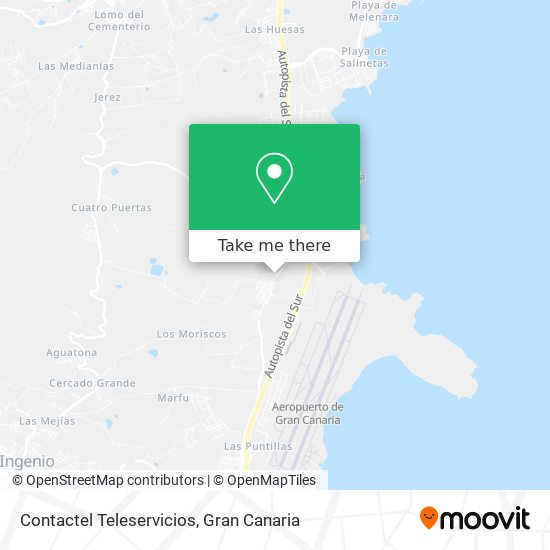Contactel Teleservicios map