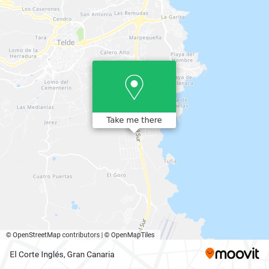 El Corte Inglés map