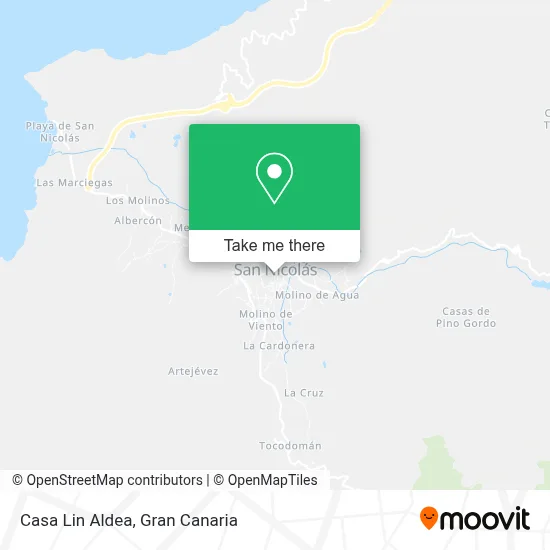 Casa Lin Aldea map