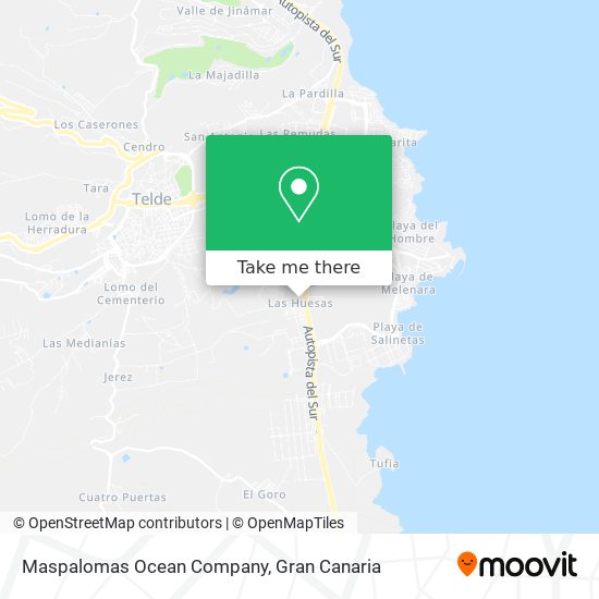 Maspalomas Ocean Company map