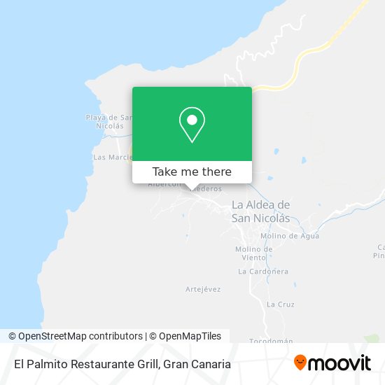 El Palmito Restaurante Grill map