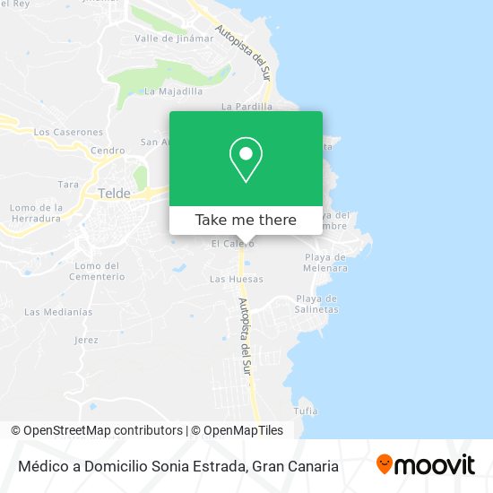 Médico a Domicilio Sonia Estrada map