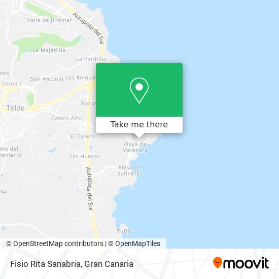 Fisio Rita Sanabria map