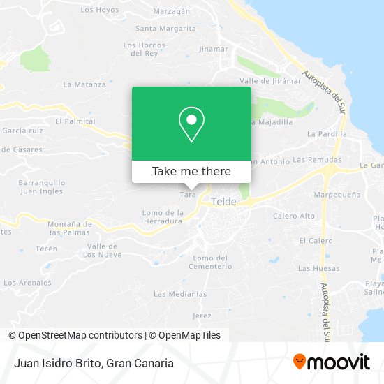 Juan Isidro Brito map