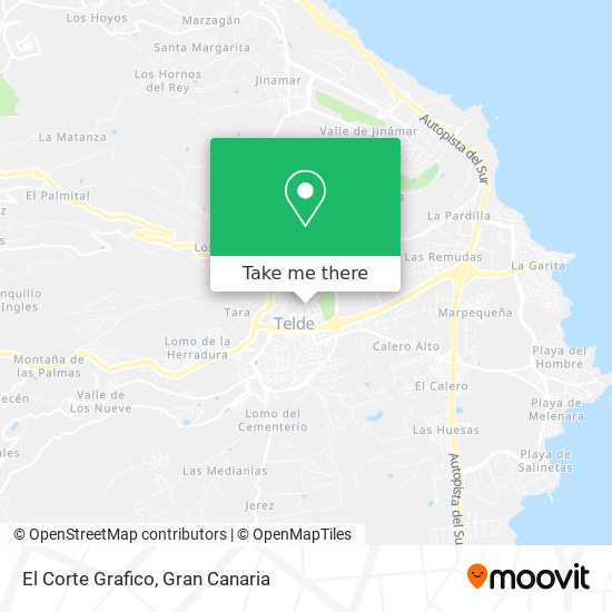 El Corte Grafico map