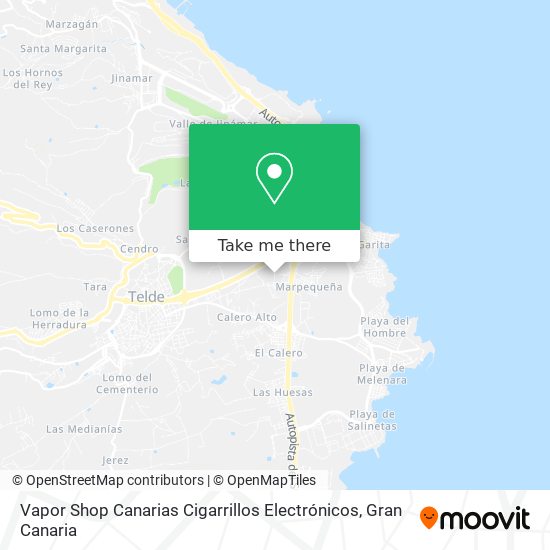 Vapor Shop Canarias Cigarrillos Electrónicos map