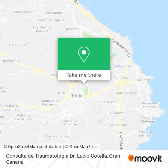 Consulta de Traumatologia Dr. Lucio Cotella map